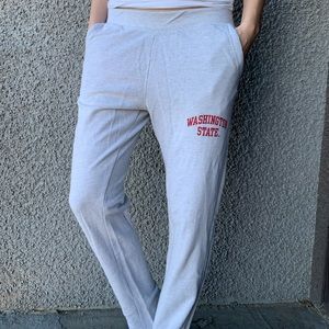 Gray Washington State University sweatpants